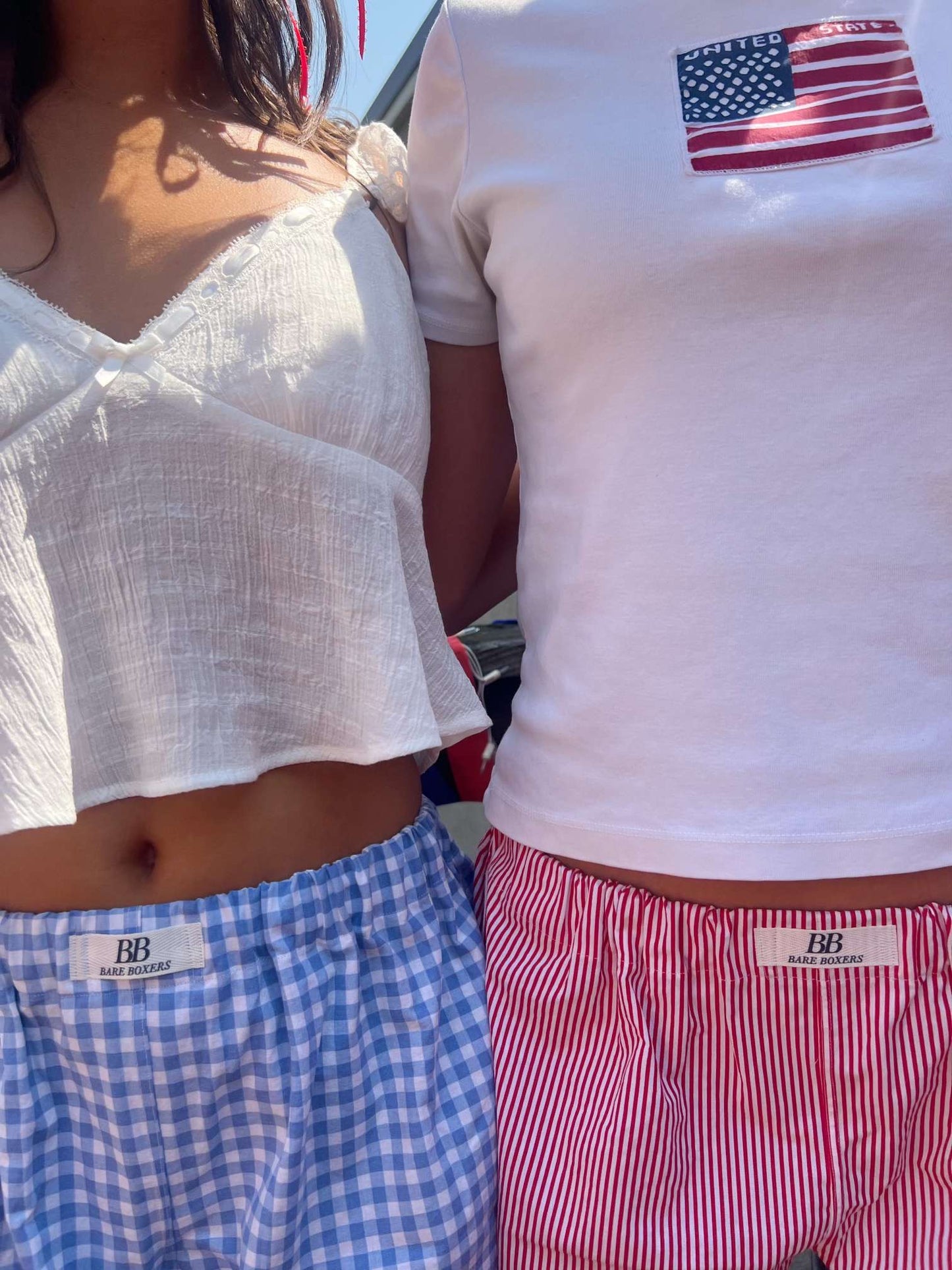 Boxer Shorts in Cherry Stripe