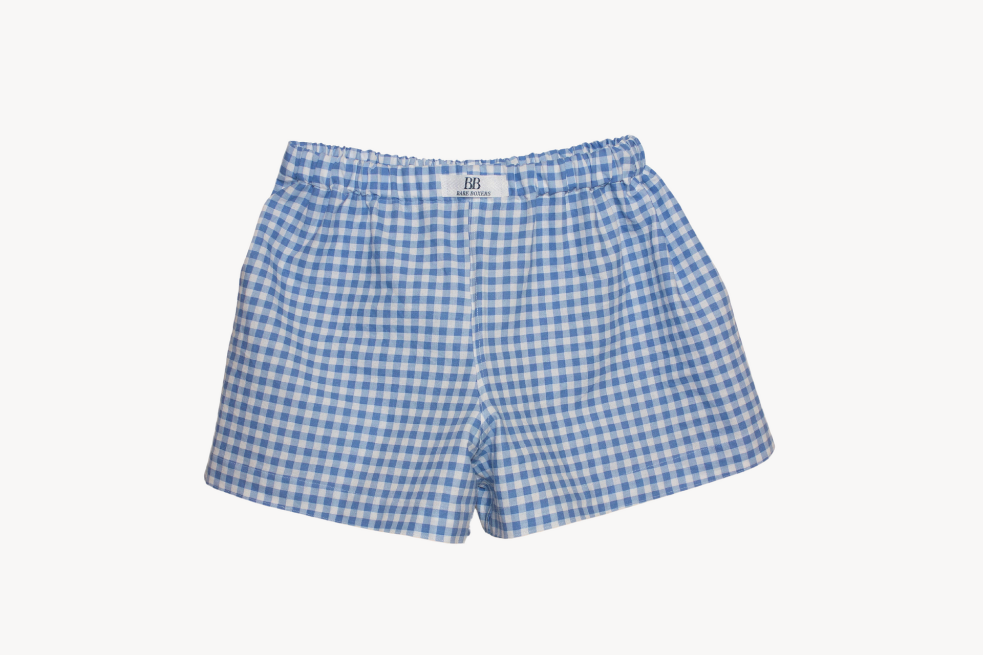 Blue Gingham Boxers – Bare Boxers